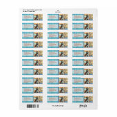 Aangepaste katten retourneren adreslabels etiket (Full Sheet)
