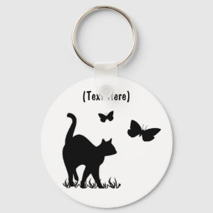 Aangepaste katten sleutelhanger