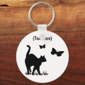 Aangepaste katten sleutelhanger (Voorkant)