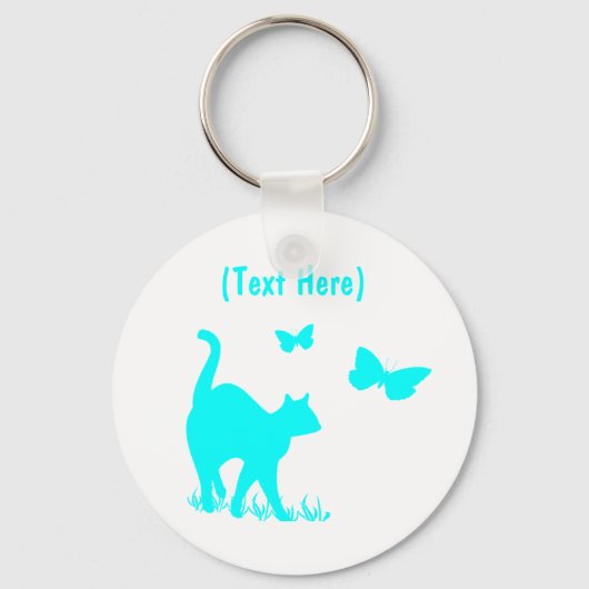 Aangepaste katten sleutelhanger (Voorkant)