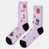 Aangepaste katten sokken met foto voor huisdier li (Links)