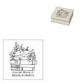Aangepaste kattenboekplaat rubberstempel (Gestempeld)