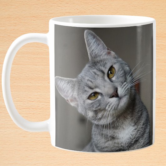 Aangepaste kattenfoto Gepersonaliseerd Modern Koffiemok