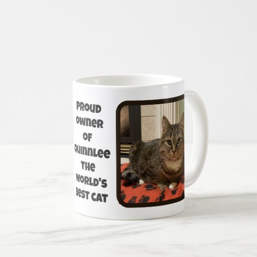 Aangepaste kattenfoto koffiemok (Voorkant rechts)