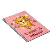 Aangepaste kattenfoto notitieboek (Rechterzijde)