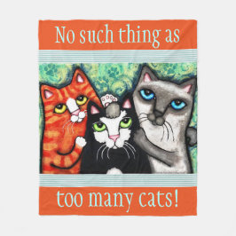 Aangepaste kattenlade met katteklep fleece deken