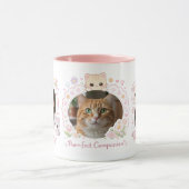 Aangepaste kattenliefhebber mok met 3 foto's | Gep (Midden)
