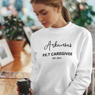 Aangepaste kattenliefhebber script naam stad profe trui