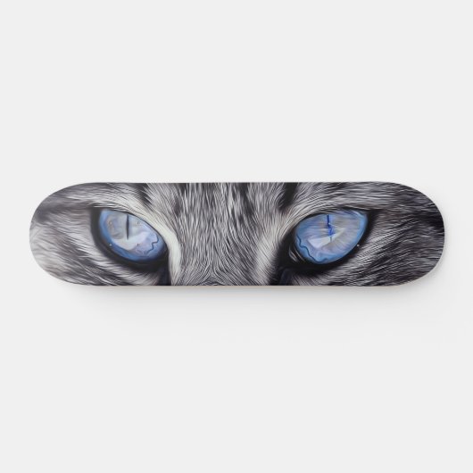 Aangepaste kattenogen Kat Pet Foto Schaats Deck Persoonlijk Skateboard (Horizontaal)