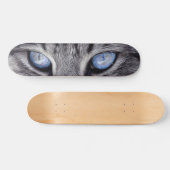 Aangepaste kattenogen Kat Pet Foto Schaats Deck Persoonlijk Skateboard (Horizontaal)