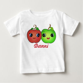 Aangepaste Kawaii Apple Love Baby Tutu Bodysuit