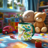 Aangepaste Kawaii Dinosaur Adventure Mok voor Kind