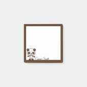 Aangepaste Kawaii Panda Beer Post-it Notes (Voorkant)