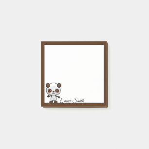 Aangepaste Kawaii Panda Beer Post-it Notes