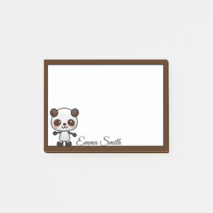 Aangepaste Kawaii Panda Beer Post-it Notes