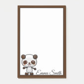 Aangepaste Kawaii Panda Beer Post-it Notes (Voorkant)