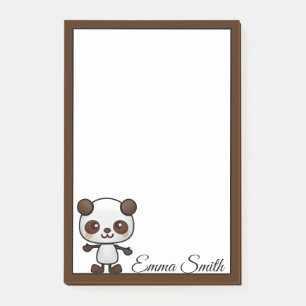 Aangepaste Kawaii Panda Beer Post-it Notes