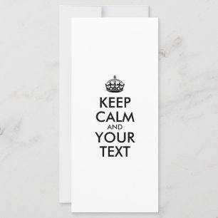 Aangepaste KEEP CALM en JOUW TEKST