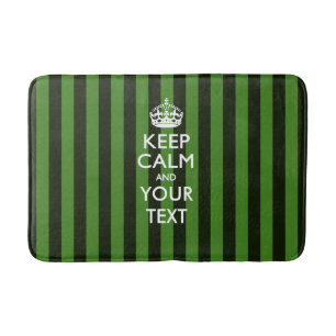 Aangepaste KEEP CALM EN Jouw tekst Badmat