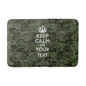 Aangepaste KEEP CALM EN Jouw tekst Badmat (Voorkant)