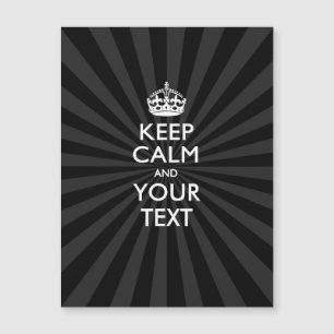 Aangepaste KEEP CALM en jouw tekst bij uitbarsting
