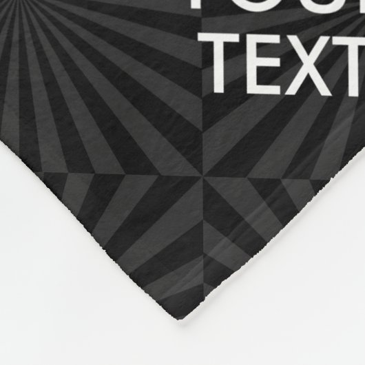 Aangepaste KEEP CALM en jouw tekst bij uitbarsting Fleece Deken (Hoek)