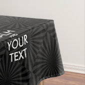 Aangepaste KEEP CALM en jouw tekst bij uitbarsting Tafelkleed (Voorbeeld)