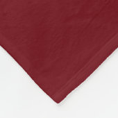Aangepaste Keep Calm en Jouw tekst Burgundy Fleece Deken (Hoek)