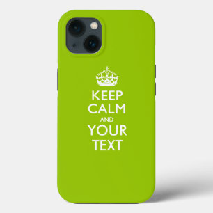 Aangepaste KEEP CALM EN Jouw tekst Case-Mate iPhone Case
