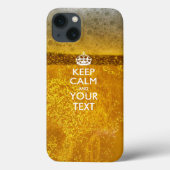 Aangepaste KEEP CALM EN Jouw tekst Case-Mate iPhone Case (Achterkant)