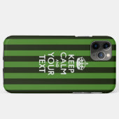 Aangepaste KEEP CALM EN Jouw tekst Case-Mate iPhone Case (Achterkant (horizontaal))