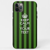 Aangepaste KEEP CALM EN Jouw tekst Case-Mate iPhone Case (Achterkant)