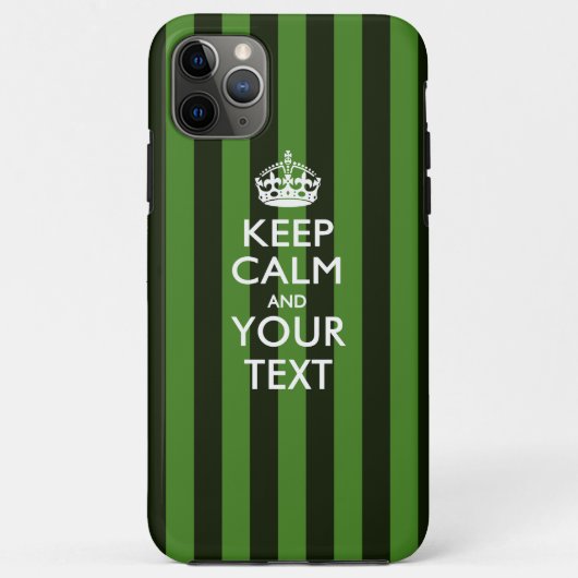 Aangepaste KEEP CALM EN Jouw tekst Case-Mate iPhone Case (Achterkant)