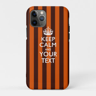 Aangepaste KEEP CALM EN Jouw tekst Case-Mate iPhone Case