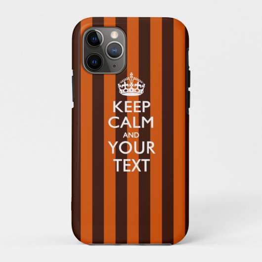 Aangepaste KEEP CALM EN Jouw tekst Case-Mate iPhone Case (Achterkant)