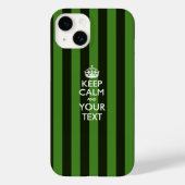Aangepaste KEEP CALM EN Jouw tekst Case-Mate iPhone Case (Achterkant)