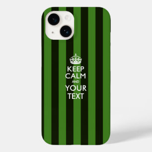 Aangepaste KEEP CALM EN Jouw tekst Case-Mate iPhone 14 Hoesje