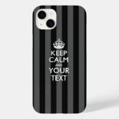 Aangepaste KEEP CALM EN Jouw tekst Case-Mate iPhone Case (Achterkant)