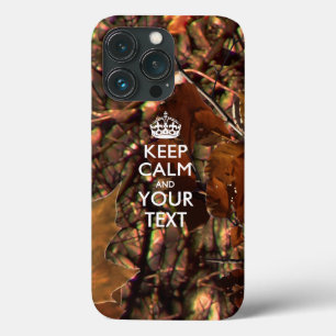 Aangepaste KEEP CALM EN Jouw tekst Case-Mate iPhone Case