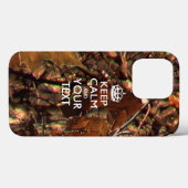 Aangepaste KEEP CALM EN Jouw tekst Case-Mate iPhone Case (Achterkant (horizontaal))