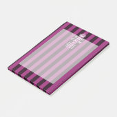 Aangepaste KEEP CALM en Jouw tekst op Roze Post-it® Notes (Schuin)