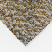 Aangepaste Keep Calm- en Jouw tekst-popcorn Fleece Deken (Hoek)
