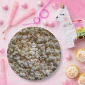 Aangepaste Keep Calm- en Jouw tekst-popcorn Papieren Bordje (Feest)