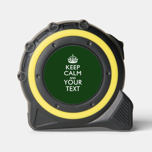 Aangepaste KEEP CALM EN Jouw tekst Rolmaat (Voorkant)