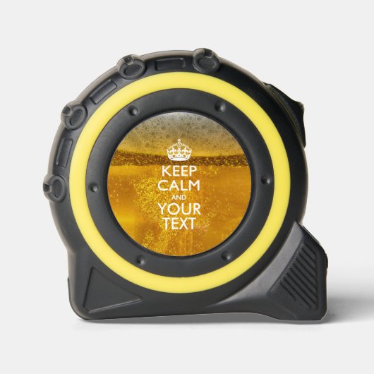 Aangepaste KEEP CALM EN Jouw tekst Rolmaat (Voorkant)