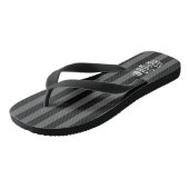 Aangepaste KEEP CALM en Jouw tekst Teenslippers (Schuin)