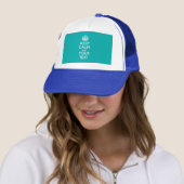 Aangepaste KEEP CALM EN Jouw tekst Trucker Pet (In situ)