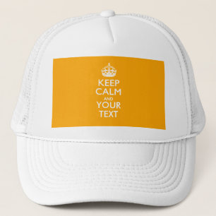 Aangepaste KEEP CALM EN Jouw tekst Trucker Pet