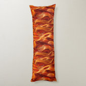 Aangepaste KEEP CALM EN Jouw tekst voor Bacon Lichaamskussen (Achterkant (Verticaal))