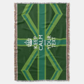 Aangepaste Keep Calm en Jouw tekst voor Cool Cft Deken (Voorkant Verticaal)